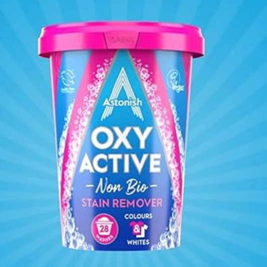Astonish oxy active non bio stain remover 28washes 625g