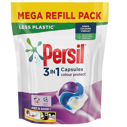 Persil capsules 3 in 1 non bio 50 washes 1.35kg