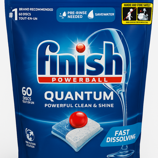 Finish powerball quantum power clean & shine 60tabs