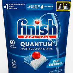 Finish powerball quantum power clean & shine 60tabs