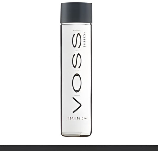 Voss sparkling water 375ml glass bottle