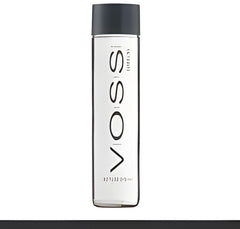 Voss sparkling water 375ml glass bottle