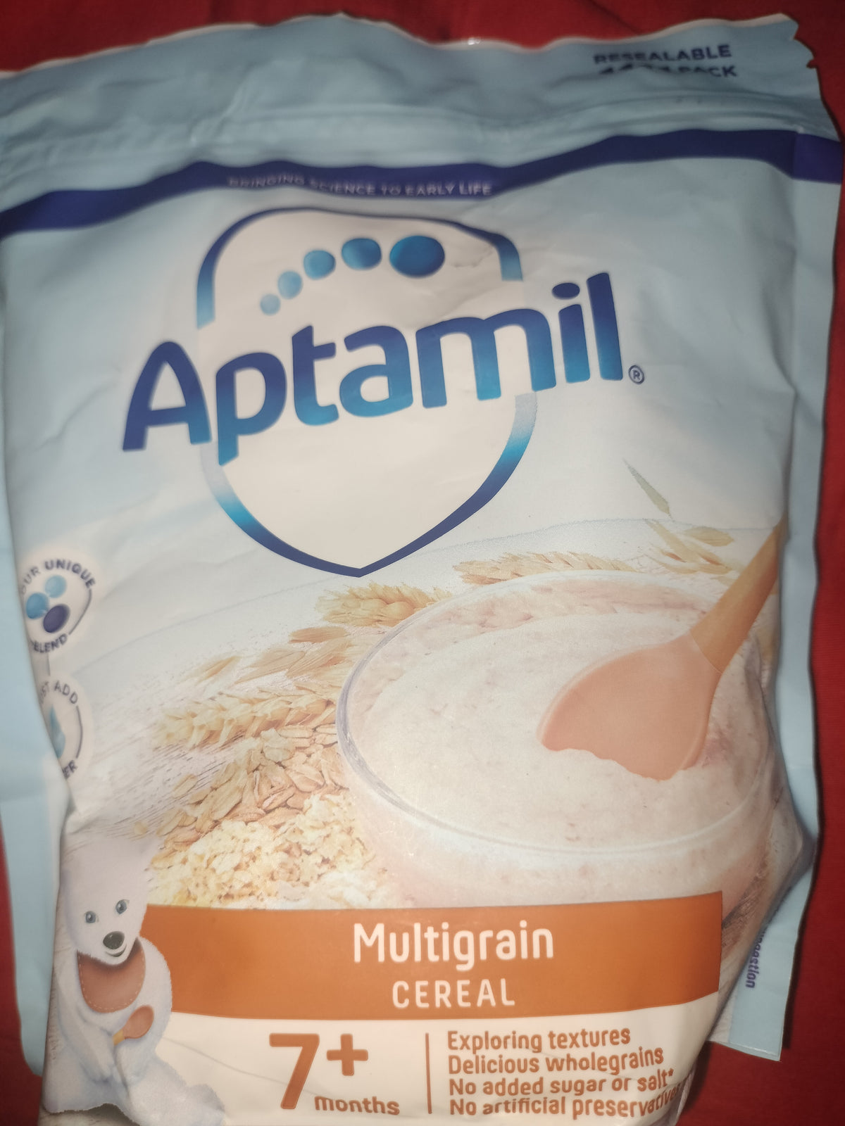 Aptamil multigrain cereal 200g, 7+ months