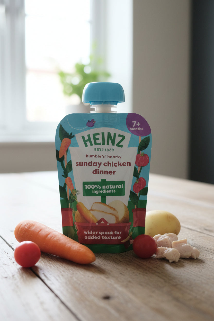 Heinz humble n healthy Sunday chicken dinner puree 130g, 7+months