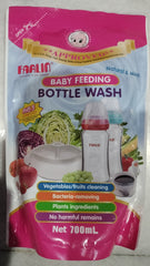 Farlin Baby Feeding Bottle Wash Pouch 700ml - Safe & Gentle Cleanser for Baby Bottles & Accessories