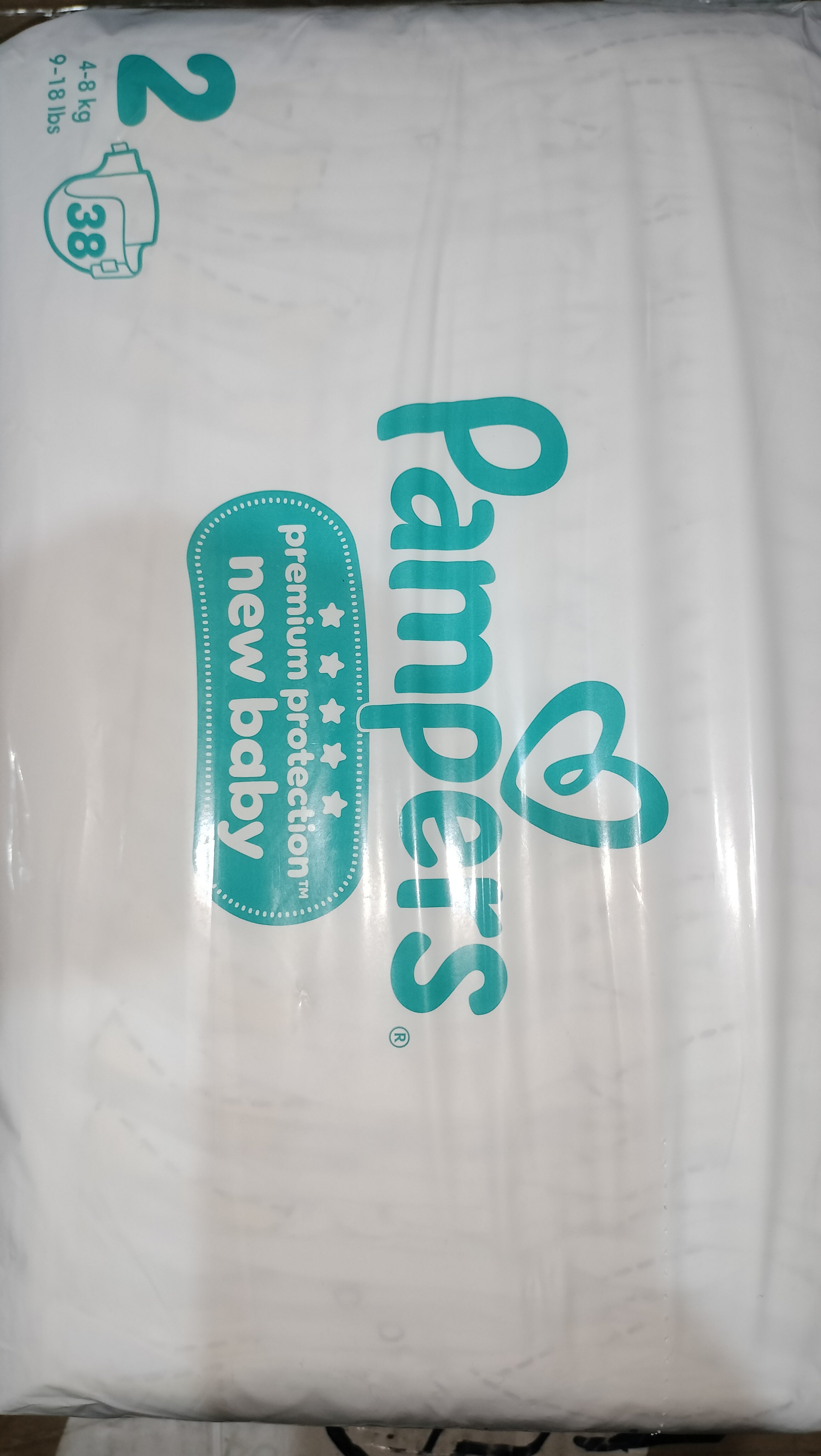 Pamper premium protection diaper size 2, 38pcs