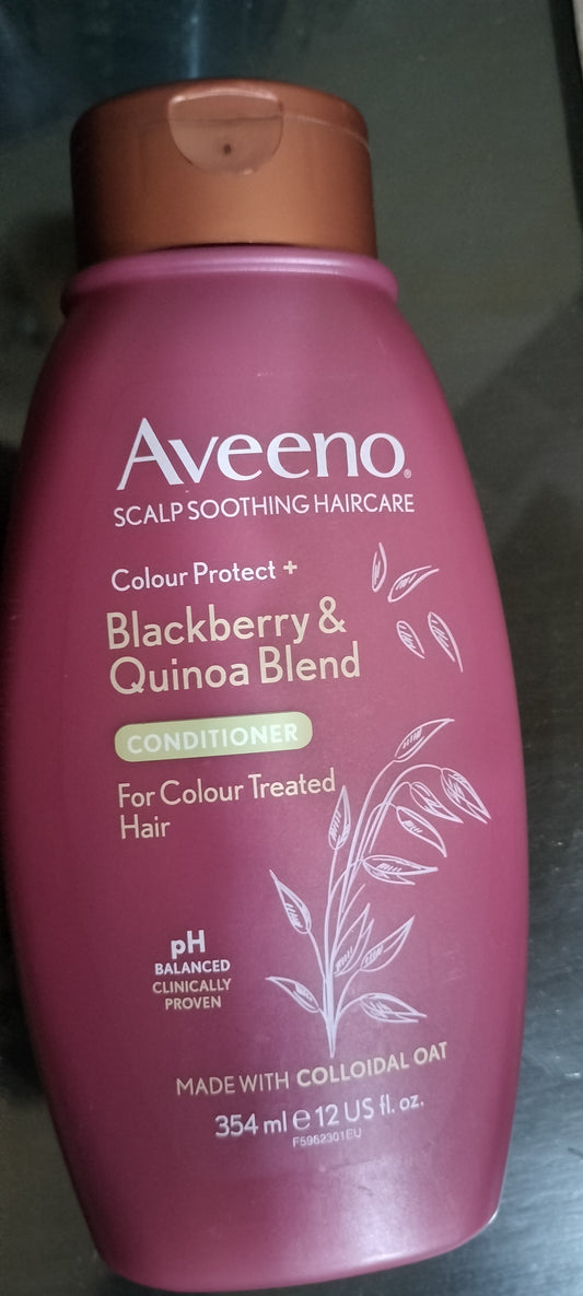 Aveeno blackberry & Quinoa blend conditioner 354ml