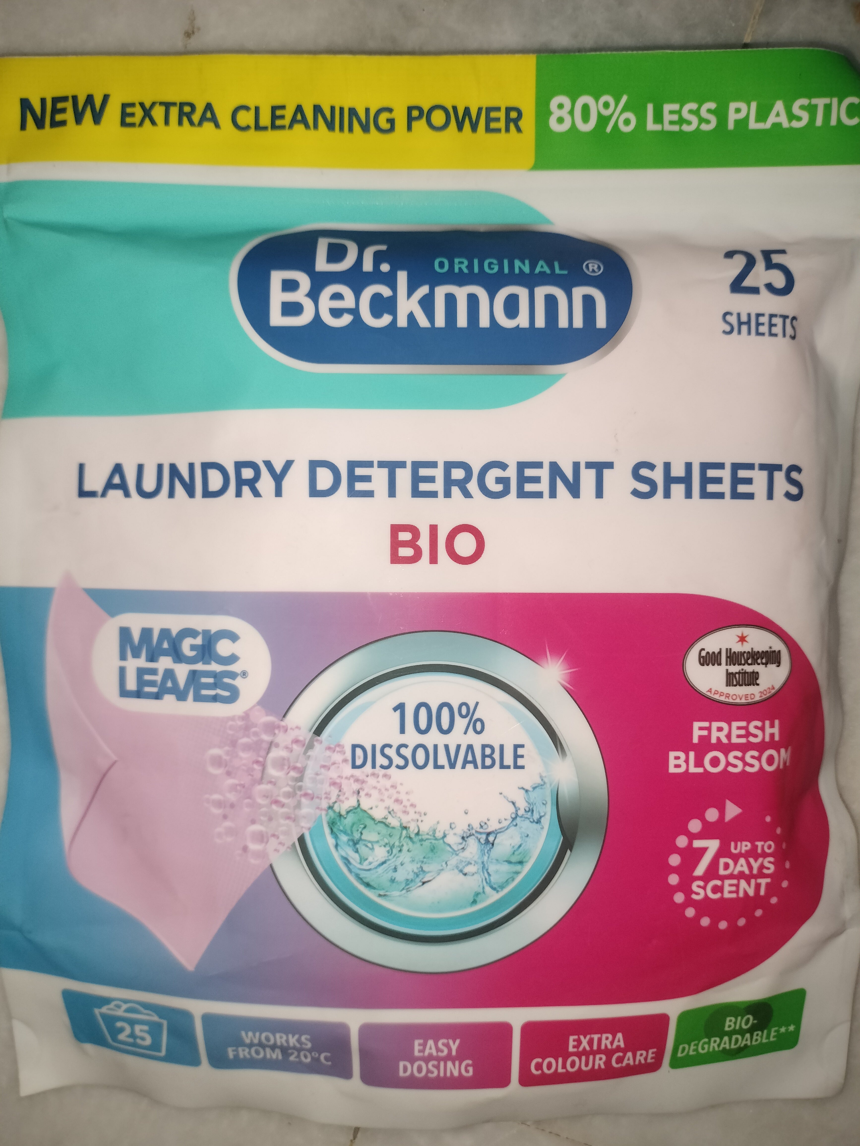 Dr Beckman laundry detergent sheets bio 25