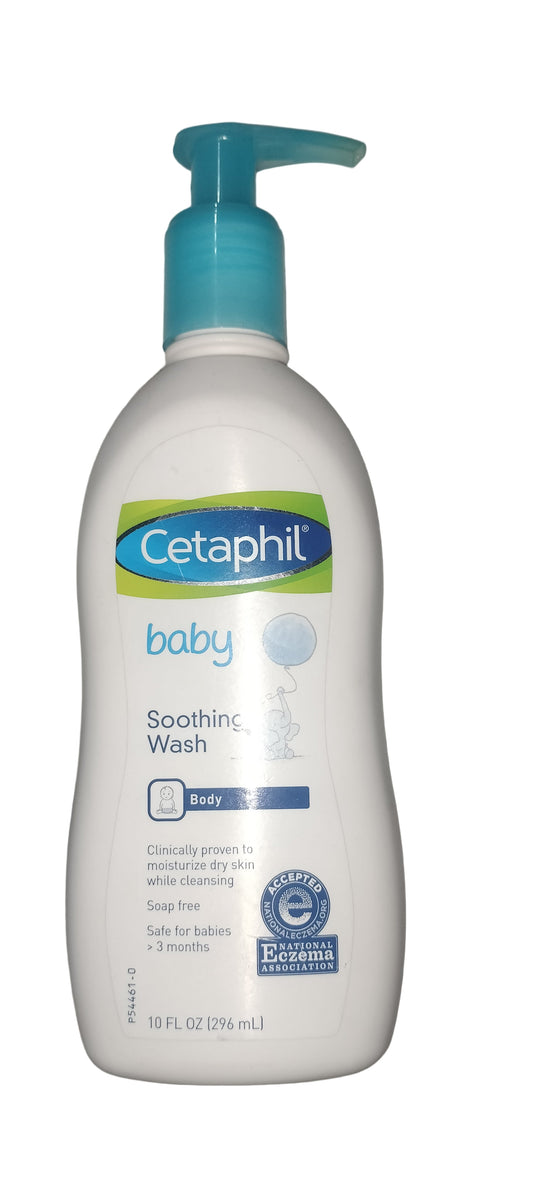 Cetaphil baby smoothing wash body soap free 296ml
