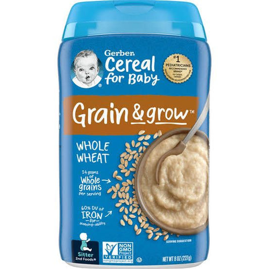 Gerber cereal whole wheat grain & grow 227g
