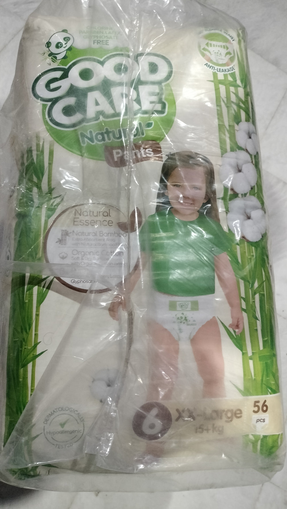 Goodcare Natural Pants Size 6 (Pack of 3) - Comfortable, Absorbent Diapers for All-Day Protection