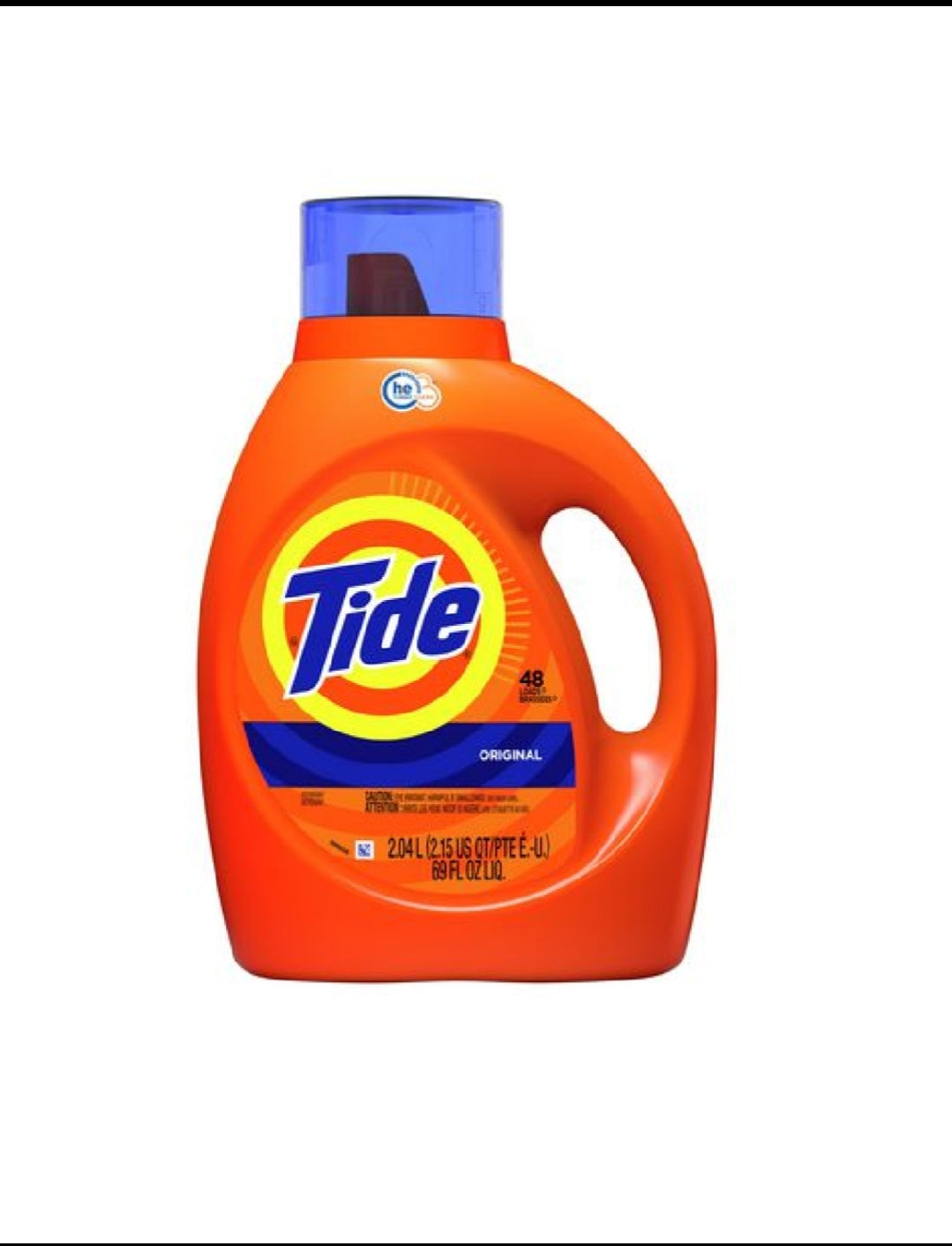 Tide washing liquid detergent 48 loads original 2.04litr