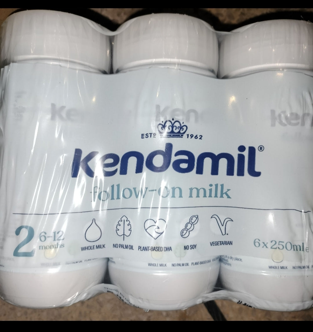 Kendamil classic milk stage 2 ready to feed 250ml x 6 (uk)