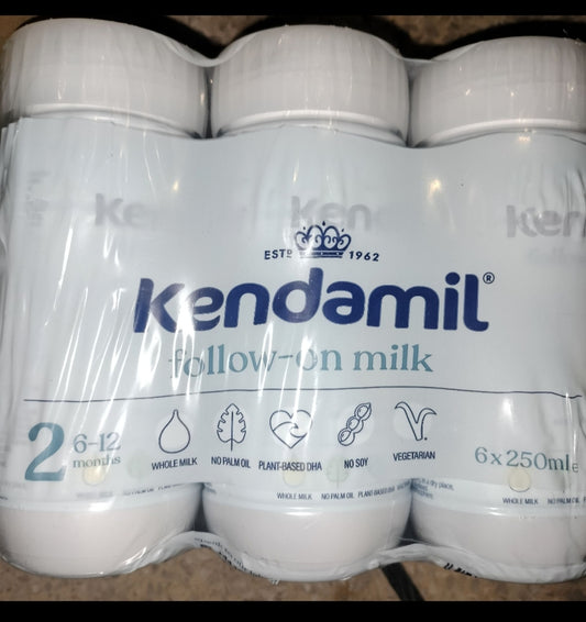 Kendamil classic milk stage 2 ready to feed 250ml x 6 (uk)