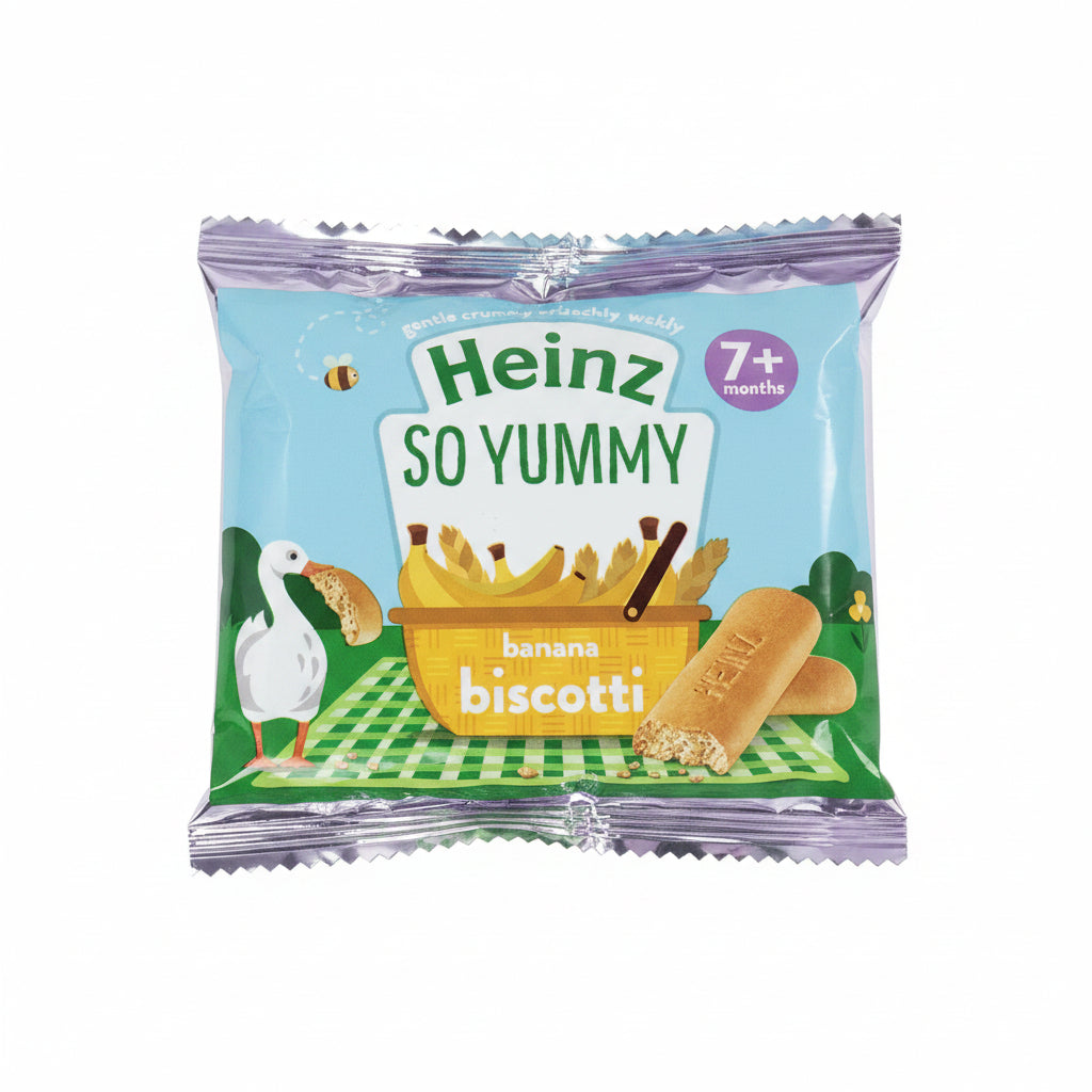 Heinz so yummy banana biscotti 60g 7+months
