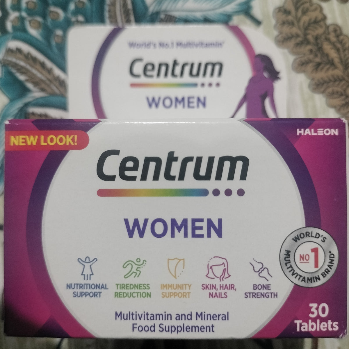 Centrum Women Tablets Multivitamin & Mineral Supplements, with 23 Essential nutrients Including Vitamin D, C, and Iron, 30 ct