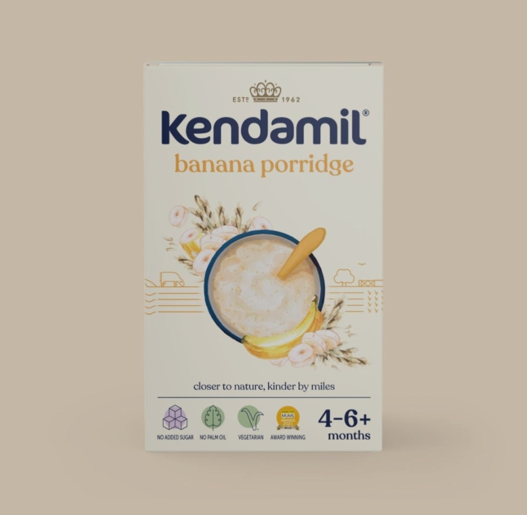 Kendamil cereal banana porridge, 4-6months+ 120g