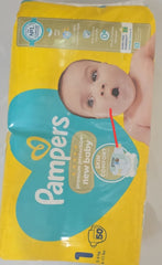 Pampers premium protection diaper size 1, 2-5kg, 50pcs