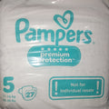 Pampers premium protection diaper size 5, 27pcs