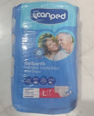 Canped adult diaper size large 7 pcs