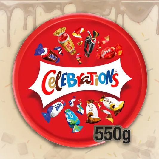 Celebrations chocolate tub 550gm