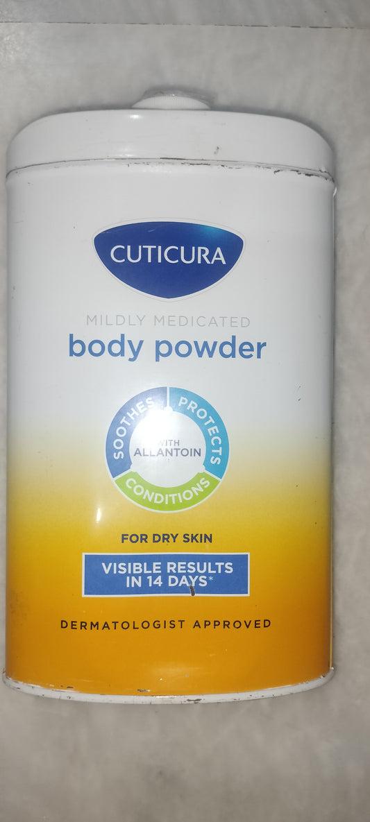 Cuticura Body Powder 250g - Soothing Antibacterial Protection for Dry Skin