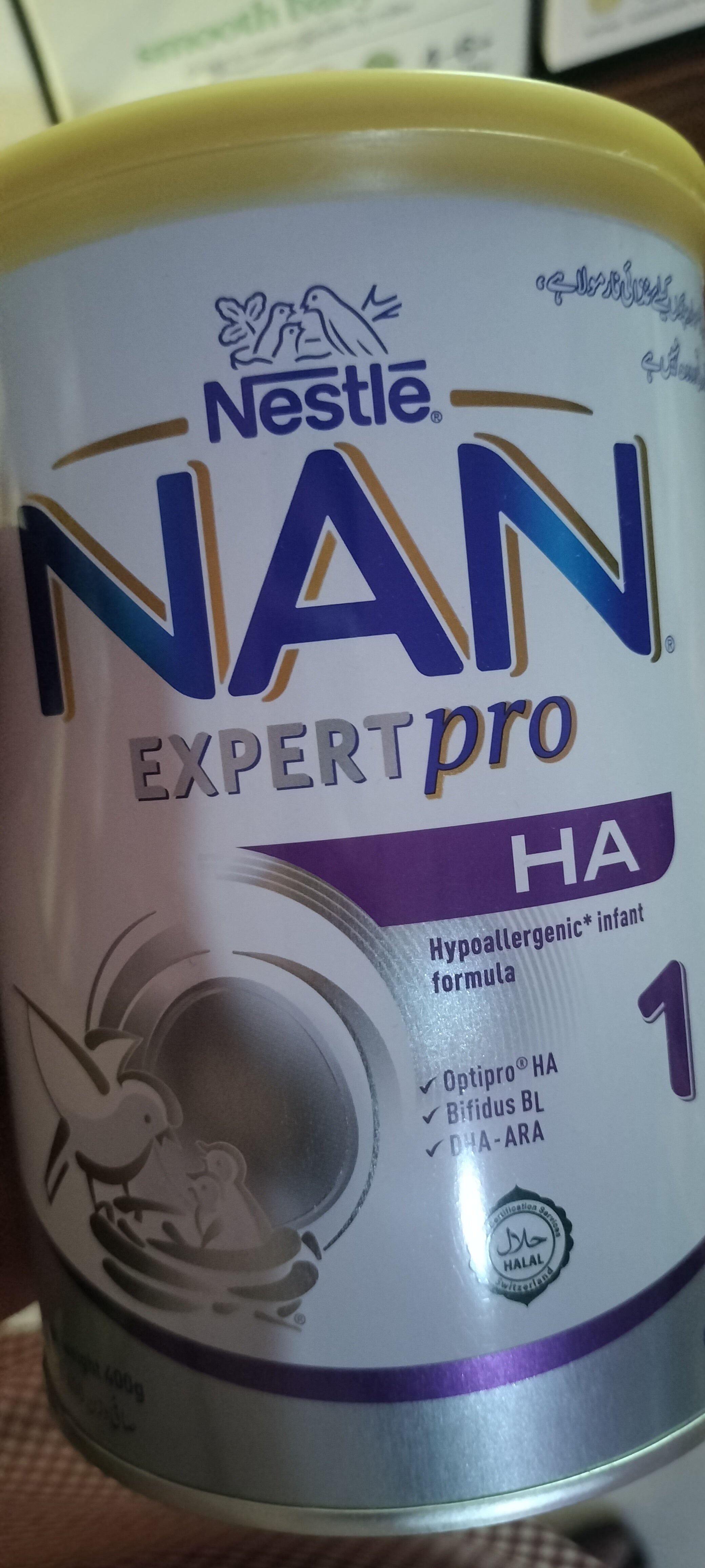 Nan ha 1 export pro 400g, 0-6 months