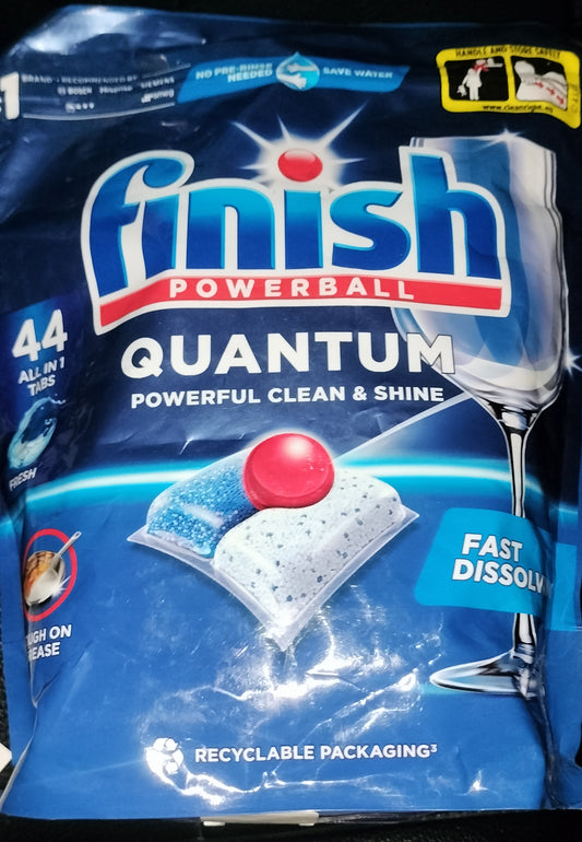 Finish powerball quantum power clean & shine 44tabs
