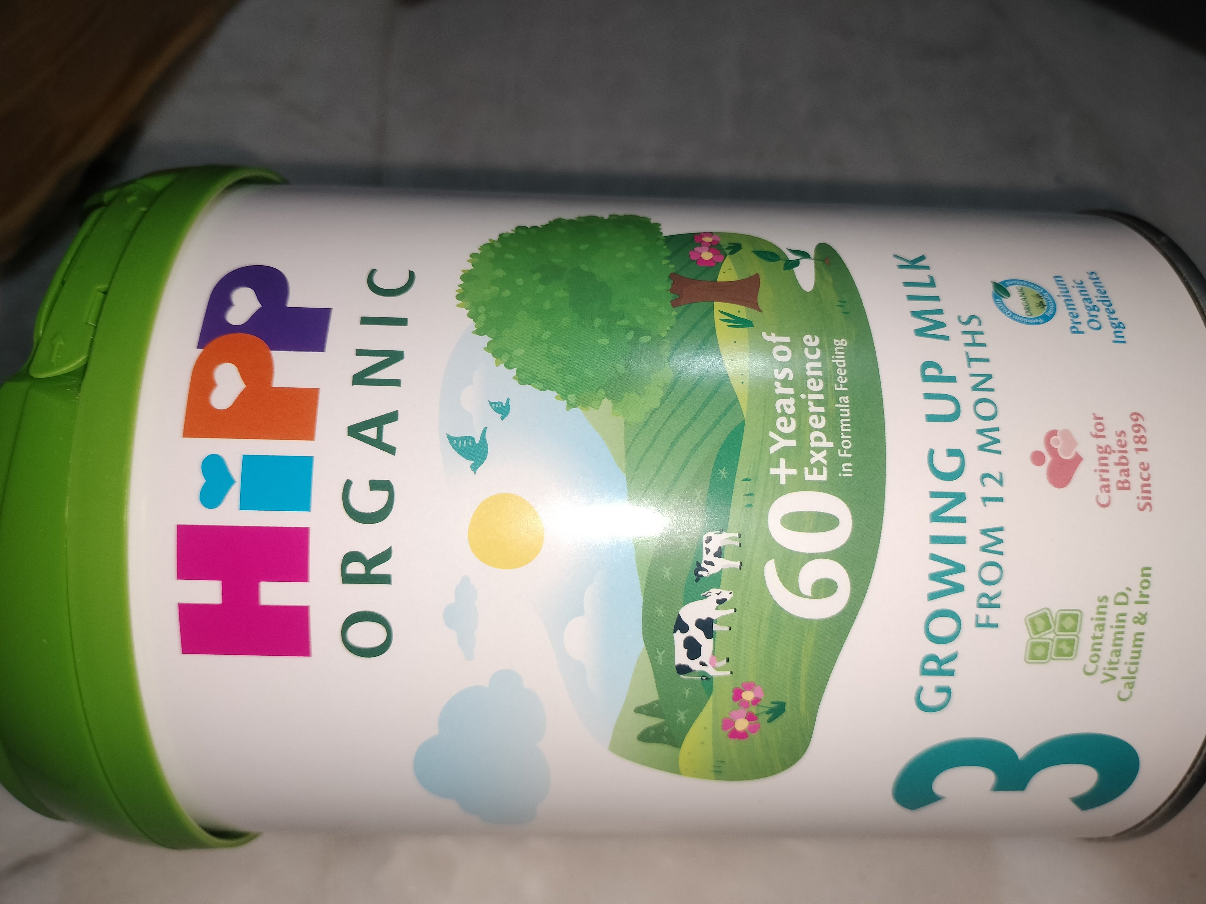 Hipp organic growing up milk powder stage 3, 800g