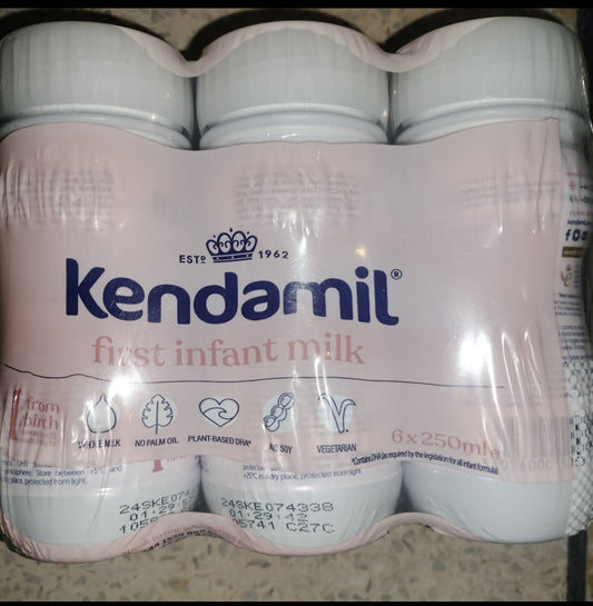 Kendamil classic milk stage 1 ready to feed 250ml x 6 (uk)