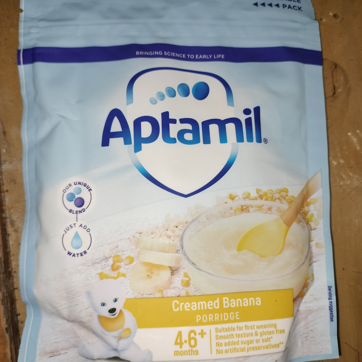 Aptamil Creamed banana porridge 125g