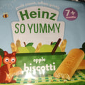 Heinz so yummy apple biscotti 60g 7+months