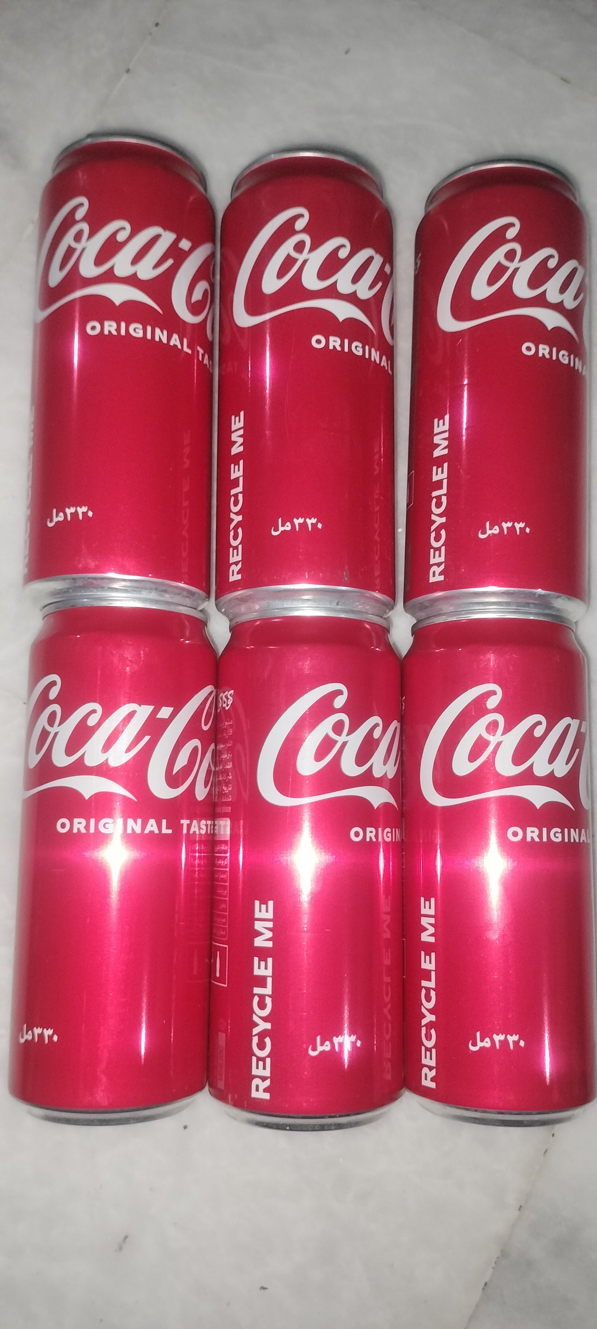 Coca cola 330ml tin pack of 6 (imported by Dubai)