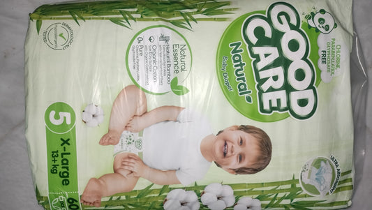 Goodcare natural diaper size 5, 60pcs