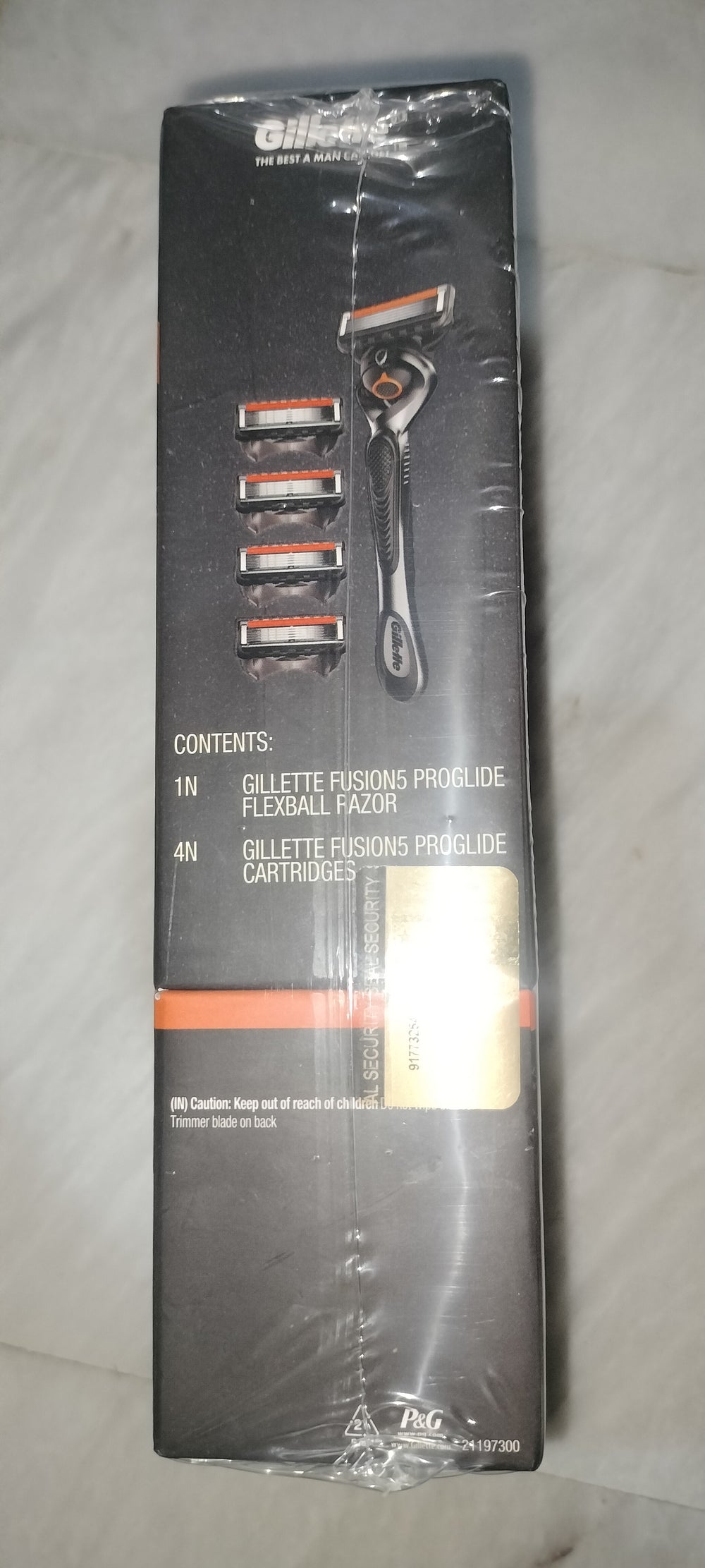 Gillette fusion 5 Proglide, 1 razor 4 cartridges