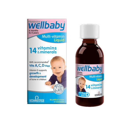 Vitabiotics Wellbaby Multi-Vitamin Liquid, 150ml