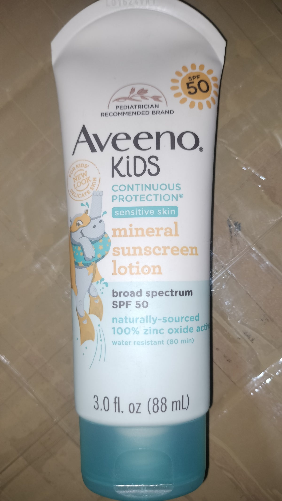 Aveeno kids mineral sunscreen lotion 88ml