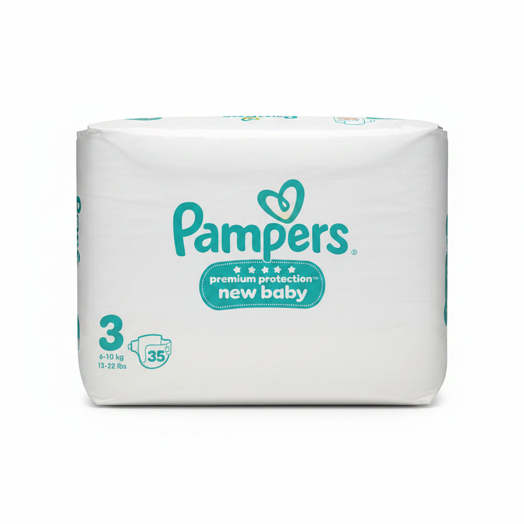 Pampers premium protection diaper size 3, 35pcs