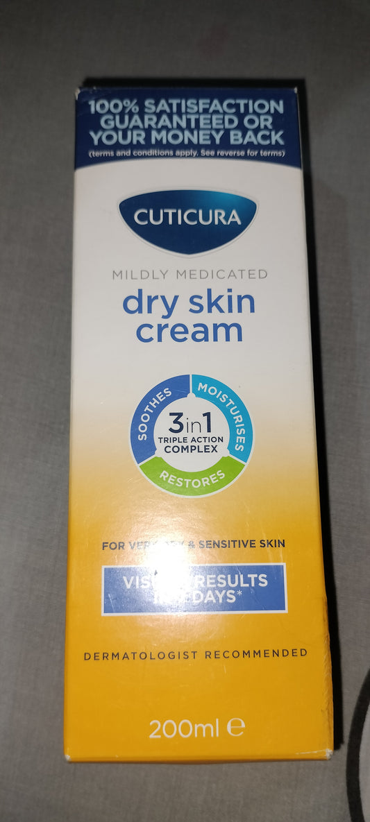 Cuticura dry skin cream 200ml
