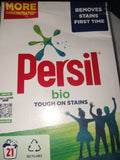 Persil bio washing powder tough on stains 21 washes 1.05kg