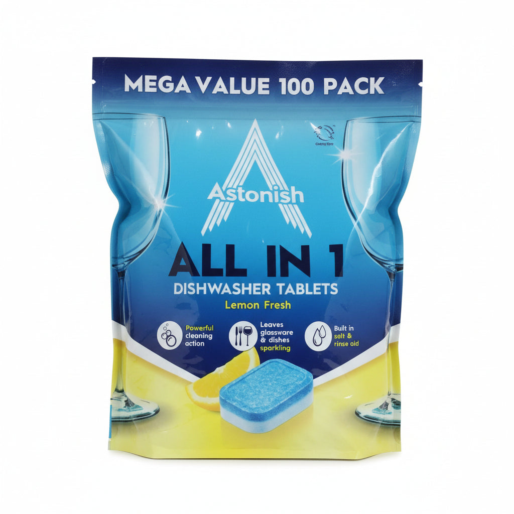 Astonish all in one dishwasher lemon fresh 100 tabs