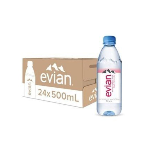 Evian water 500ml (pack of 24)
