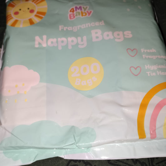 Nappy bags fragranced 4mybaby 200bags