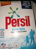 Persil non bio washing powder tough on stains 21 washes 1.05kg