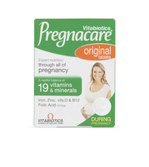 Pregnacare Original Formula Tablets During Pregnancy Support Vitamins and Supplements, 30 Tablets