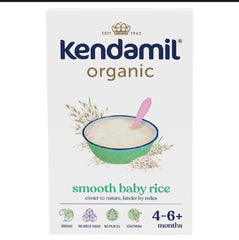 Kendamil organic smooth rice baby porridge 120gm
