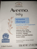 Aveeno Soothing Baby Bath Treatment, Single Use Packets - 5 each