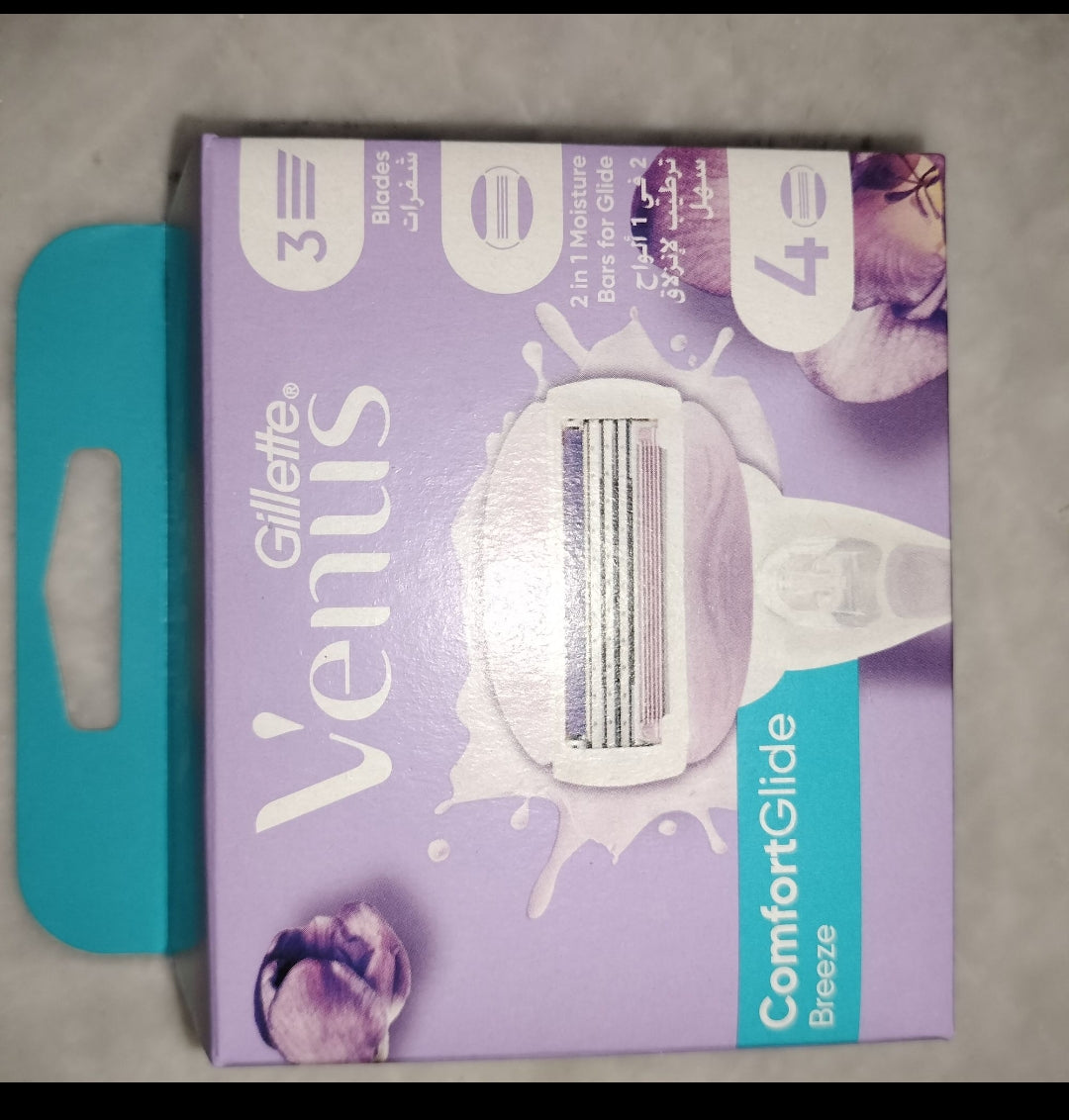 Gillette Venus comfort glide breeze female shaving razor  -4carts